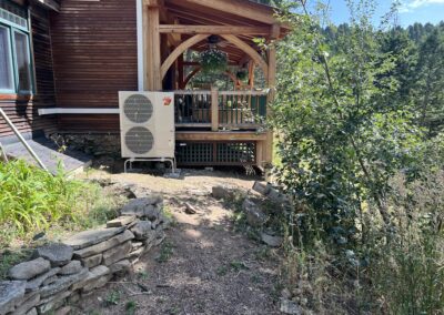 Outdoor Condenser Unit - High Altitude Ductless Heat Pump Bozeman Pass Montana