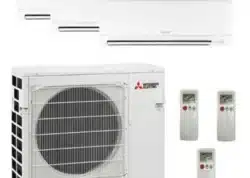 Mitsubishi 3-zone wall mounted unit